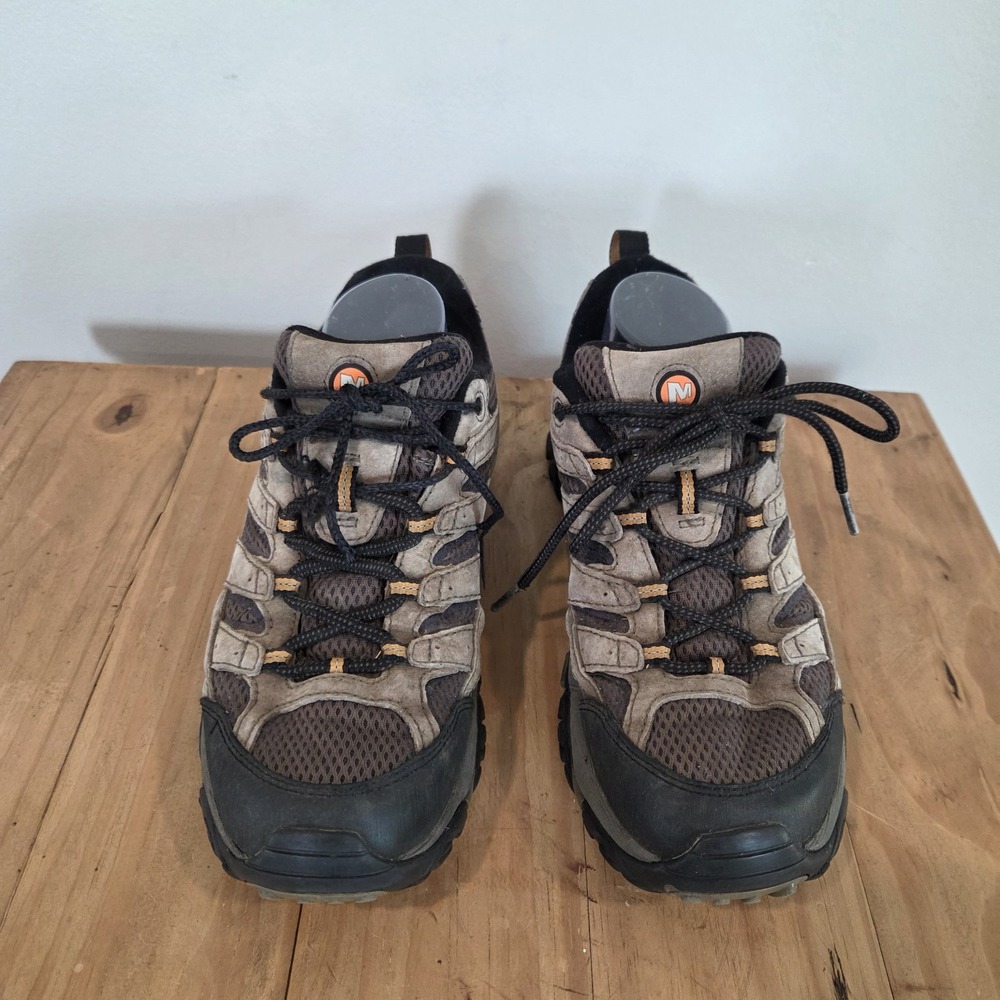 Merrell Moab 2 Vibram Men's Size 9 Brown Suede Hiking Trail Shoes J06011